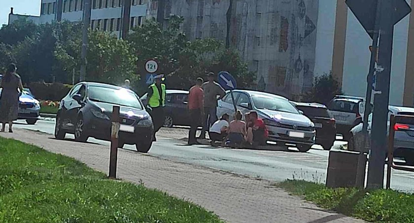 Zdjęcie: Potrącenie na przejściu dla pieszych w Zambrowie