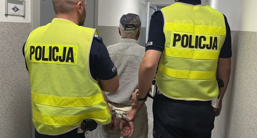 Zdjęcie: aresztowany, KPP Zambrów