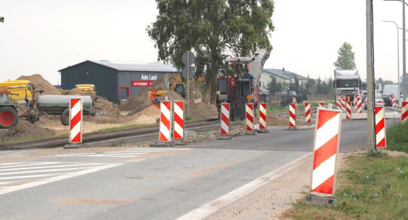 Zdjęcie: zmiana organizacji ruchu na ul. Białostockiej w Zambrowie