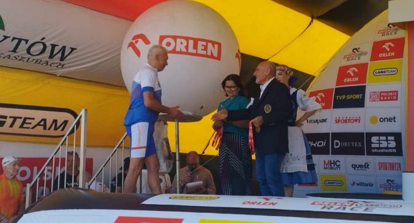 Zdjęcie: Eugeniusz Borowski na Orlen Tour de Pologne