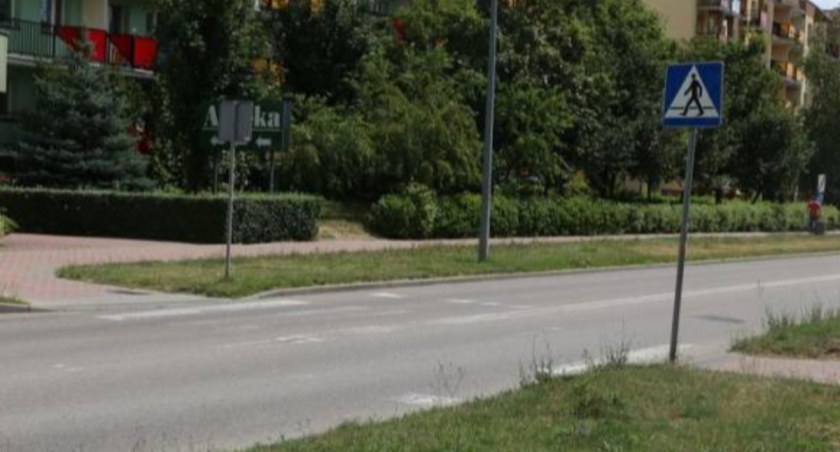 Zdjęcie: przejście dla pieszych w Zambrowie