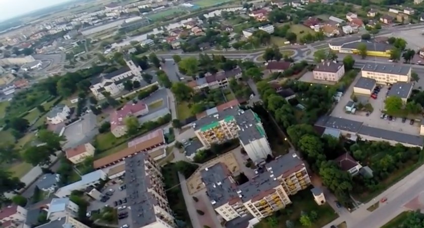 Zdjęcie: Zambrów z lotu ptaka