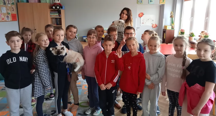 Zdjęcie: Światowy Dzień Zwierząt w świetlicy szkolnej SP4