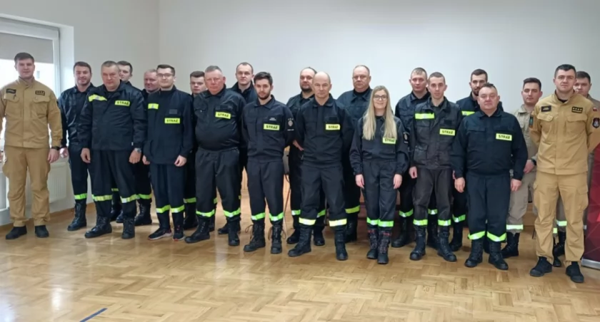 Zdjęcie: strażacy OSP z terenu powiatu zambrowskiego