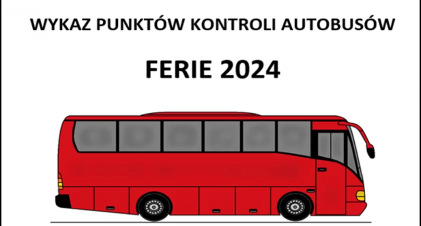 Zdjęcie: Wykaz punktów kontroli autobusów