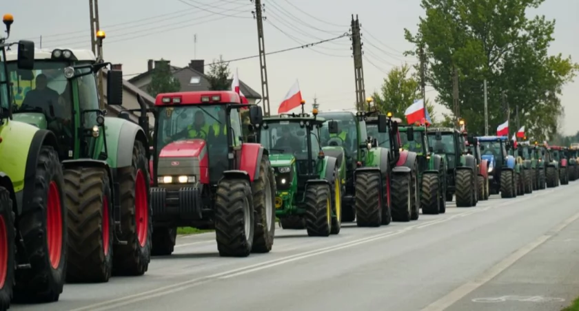 Zdjęcie: protest rolników