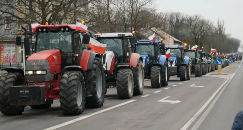 zdjęcie: protest rolników