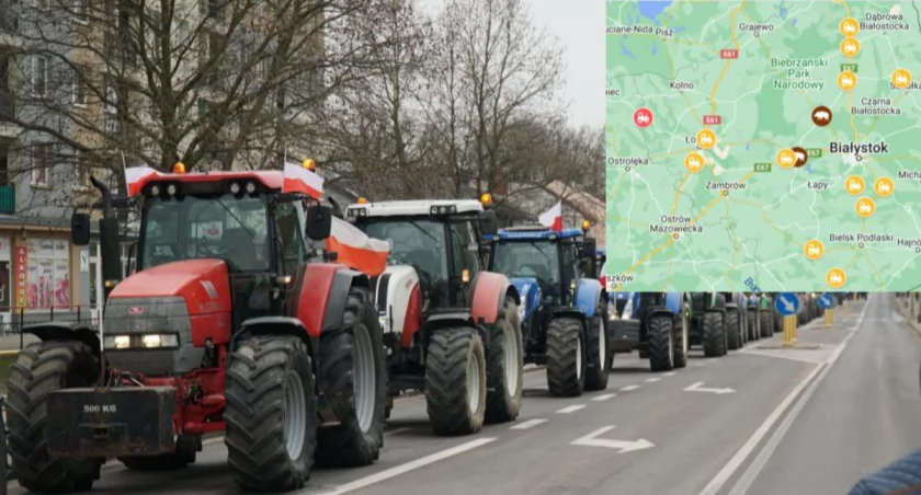 zdjęcie: protest rolników