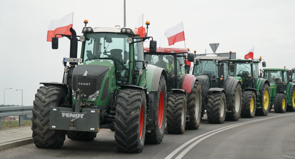 zdjęcie: protest rolników, 9.02.2024