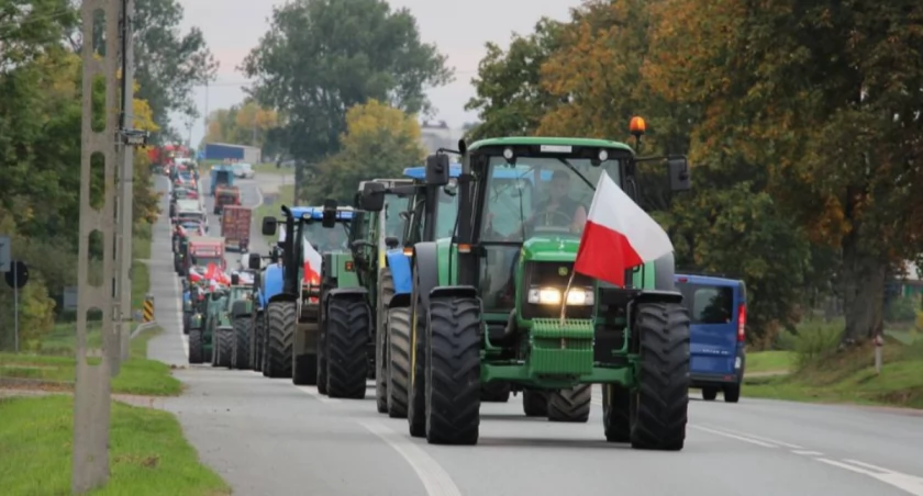 zdjęcie: protest rolników