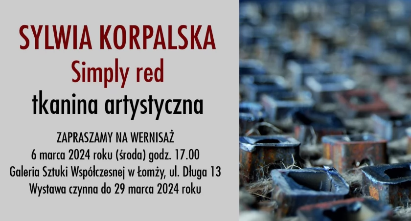 wernisaże spotkania, Prace Sylwii Korpalskiej można będzie zobaczyć Galerii Sztuki Współczesnej Łomży - zdjęcie, fotografia