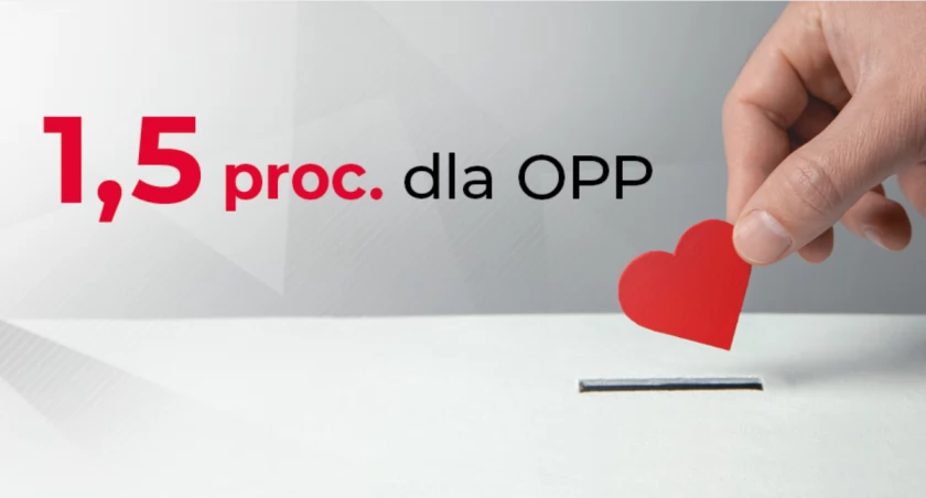 zdjęcie: 1,5% dla Organizacji Pożytku Publicznego