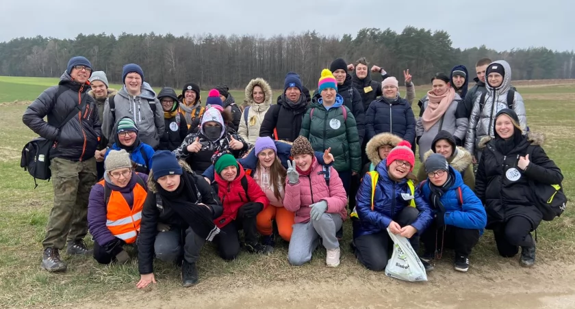 edukacja, Młodzież nauczyciele Długoborzu wyruszyli Tropem Wilczym [FOTO] - zdjęcie, fotografia