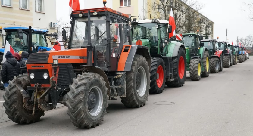 zdjęcie: protest rolników