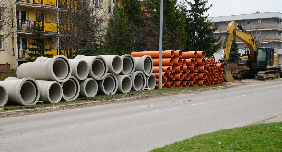 Zdjęcie: przebudowa ulicy Bema w Zambrowie
