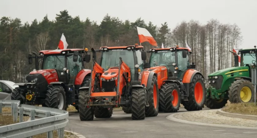 zdjęcie: protest rolników