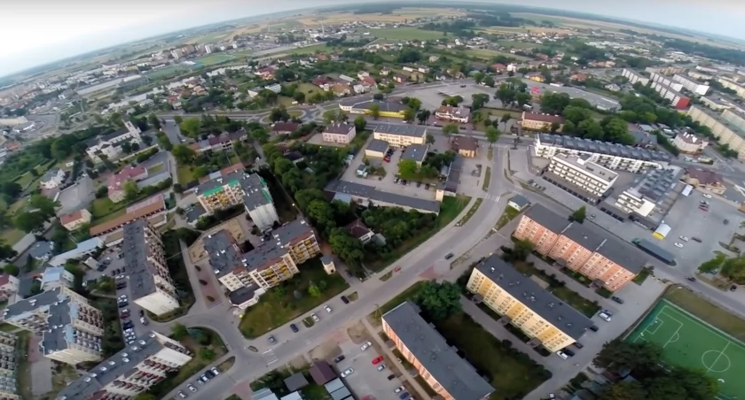 zdjęcie: Zambrów z lotu ptaka