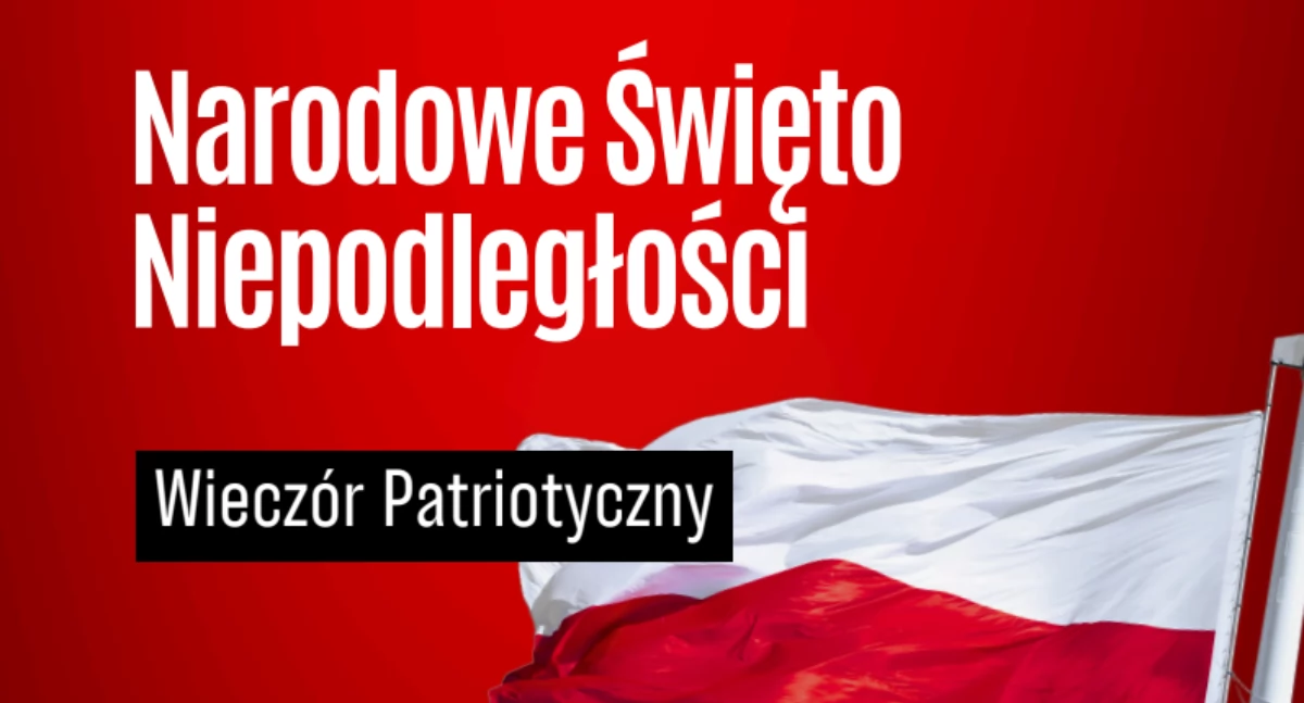 uroczystości obchody, Wieczór Patriotyczny Centrum Kultury Gminy Zambrów - zdjęcie, fotografia
