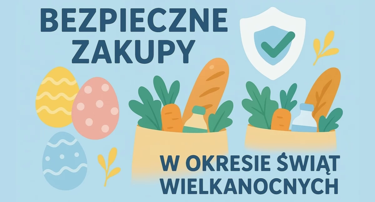policja, Bądźmy ostrożni podczas zakupów okresie Świąt Wielkanocnych - zdjęcie, fotografia