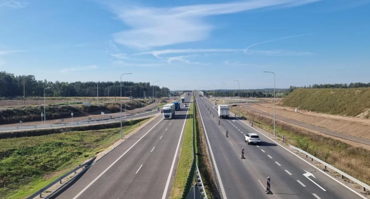 inwestycje, Cała Baltica drogą dwujezdniową Obwodnica Łomży została oddana użytku - zdjęcie, fotografia
