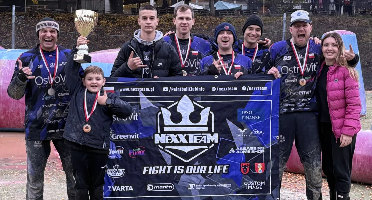 paintball, Drużyny NexXTeaM Zambrów kończą sezon podium! [FOTO] - zdjęcie, fotografia