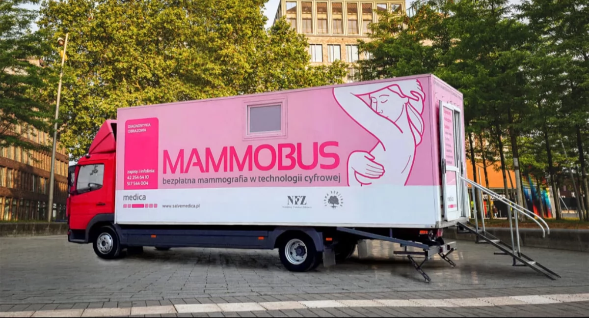 zdrowie i uroda, Mammobus miesiącu zaparkuje Zambrowie - zdjęcie, fotografia