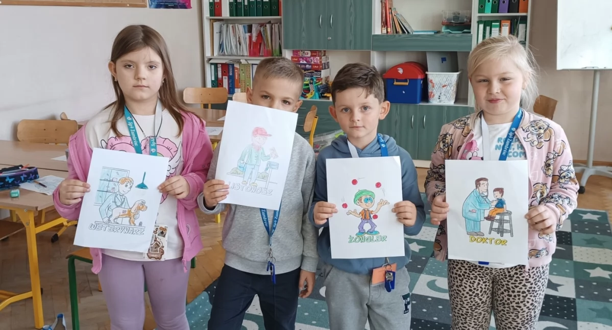 edukacja, Październik świetlicy szkolnej Zambrowie [FOTO] - zdjęcie, fotografia