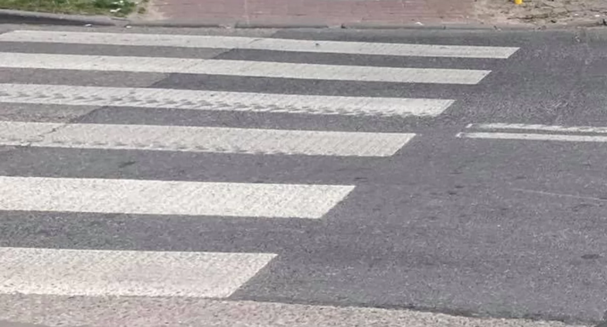 wypadki drogowe , Potrącenie przejściu Zambrowie Pieszy przetransportowany szpitala - zdjęcie, fotografia