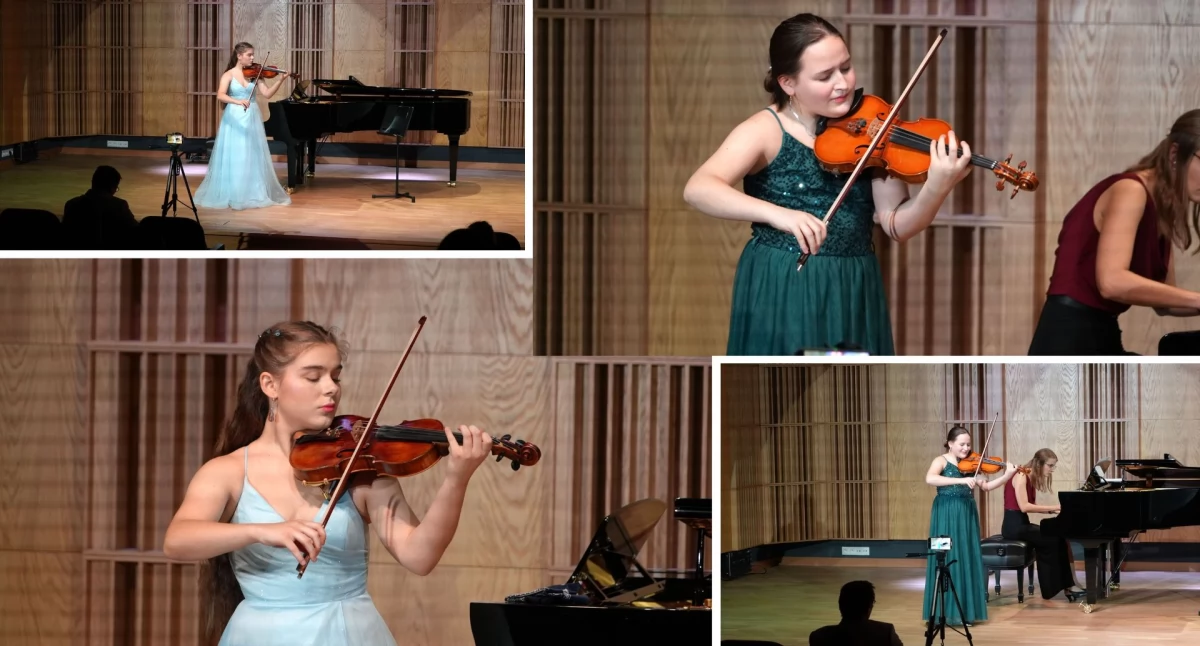 Julia Kalicka i Alicja Staniszewska zagrały na scenie PSM w Zambrowie [FOTO+VIDEO]