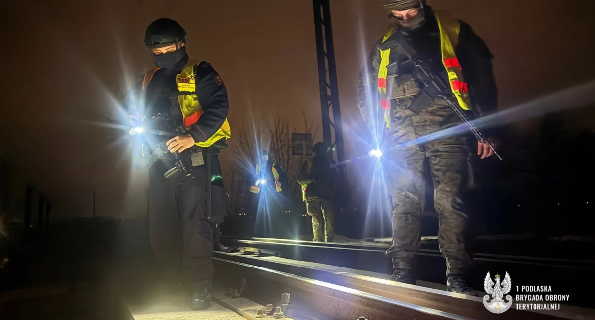 Terytorialsi z 1 PBOT wspierają działania Straży Ochrony Kolei [FOTO]