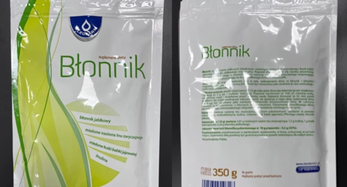 GIS: Obecność pałeczek Salmonella w suplemencie diety