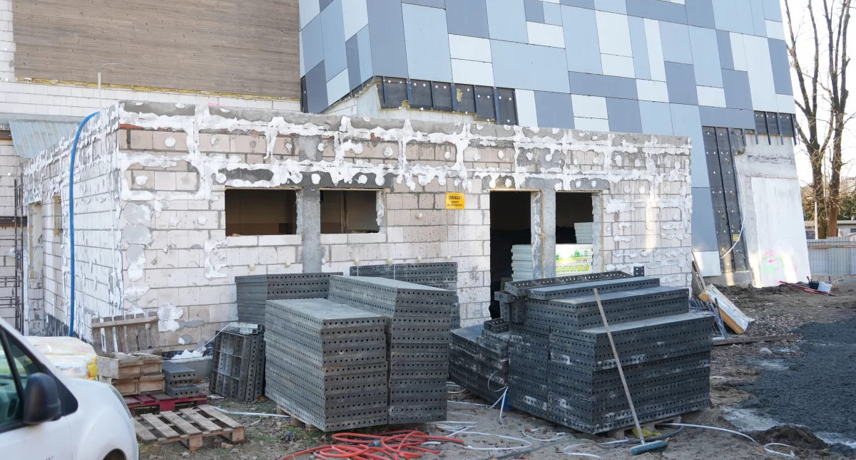 zdjęcie: rozbudowa Miejskiego Ośrodka Kultury w Zambrowie