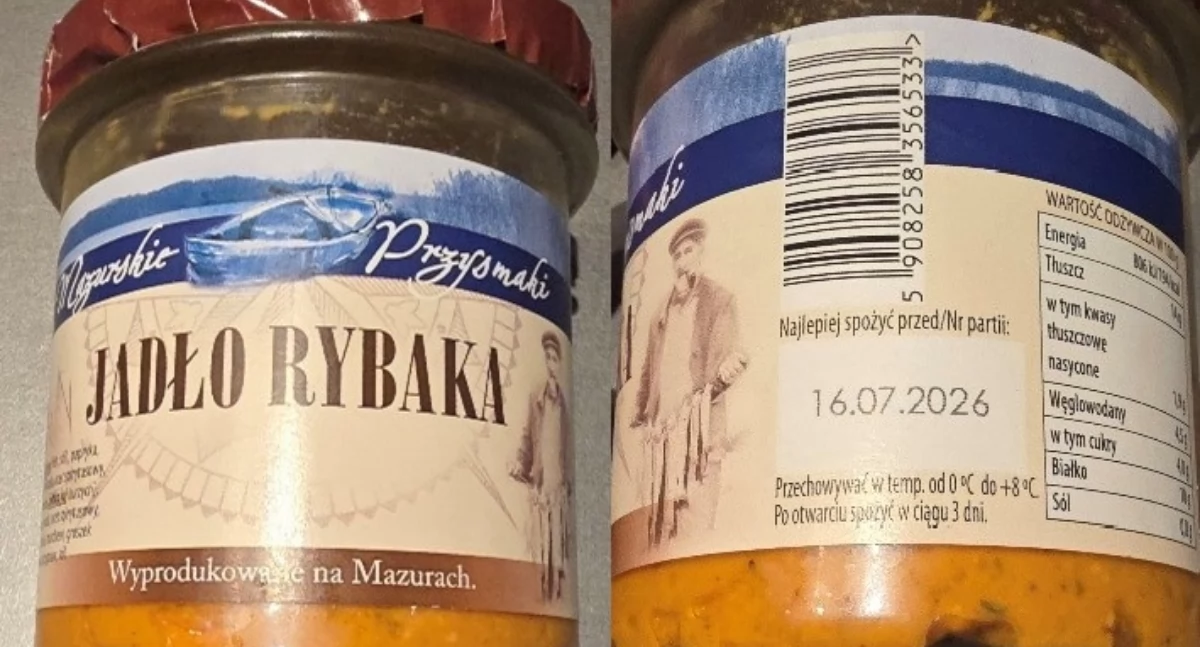 komunikat, UWAGA Fragmenty ciał obcych produkcie rybnym - zdjęcie, fotografia