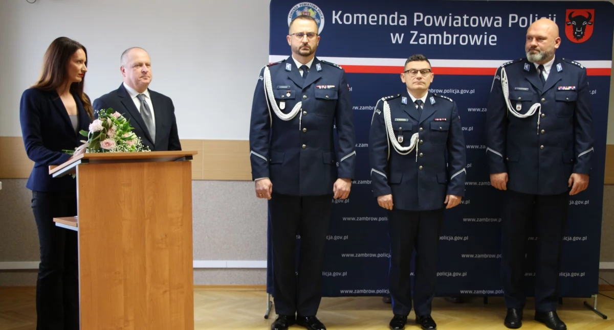 Zmiana na Stanowisku Komendanta Powiatowego Policji w Zambrowie [FOTO]