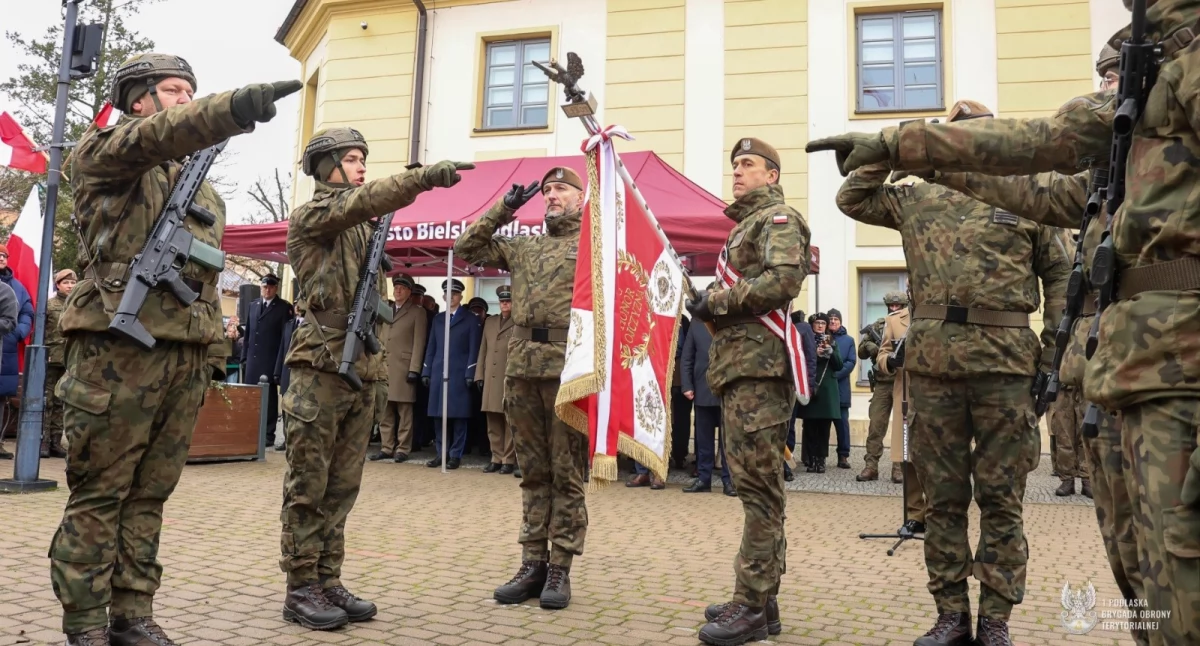 To była ostatnia tegoroczna przysięga podlaskich terytorialsów [FOTO]