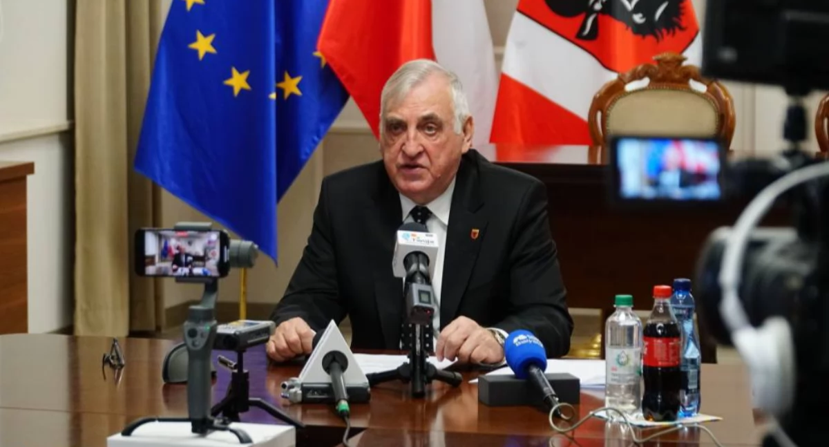 zdjęcie: Burmistrz Miasta Zambrów Kazimierz Dąbrowski