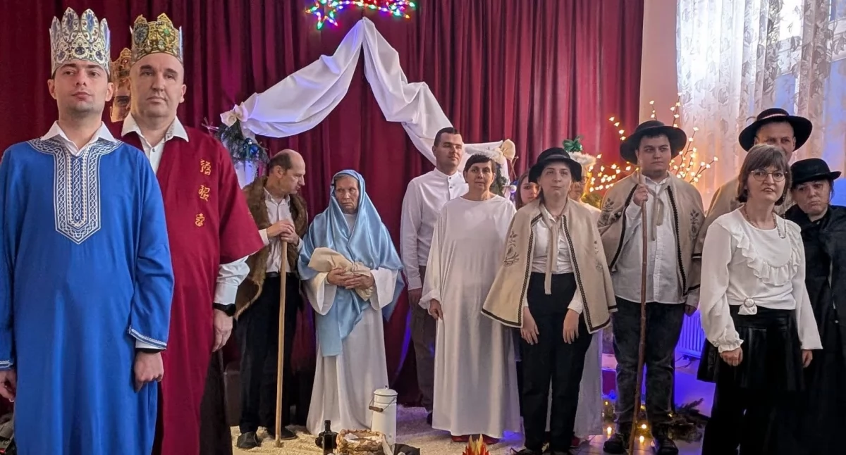 święta, Spotkanie opłatkowe Środowiskowym Samopomocy Zambrowie [FOTO] - zdjęcie, fotografia