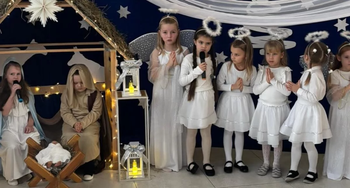 święta, Jasełka Miejskim Przedszkolu Zambrowie [FOTO] - zdjęcie, fotografia