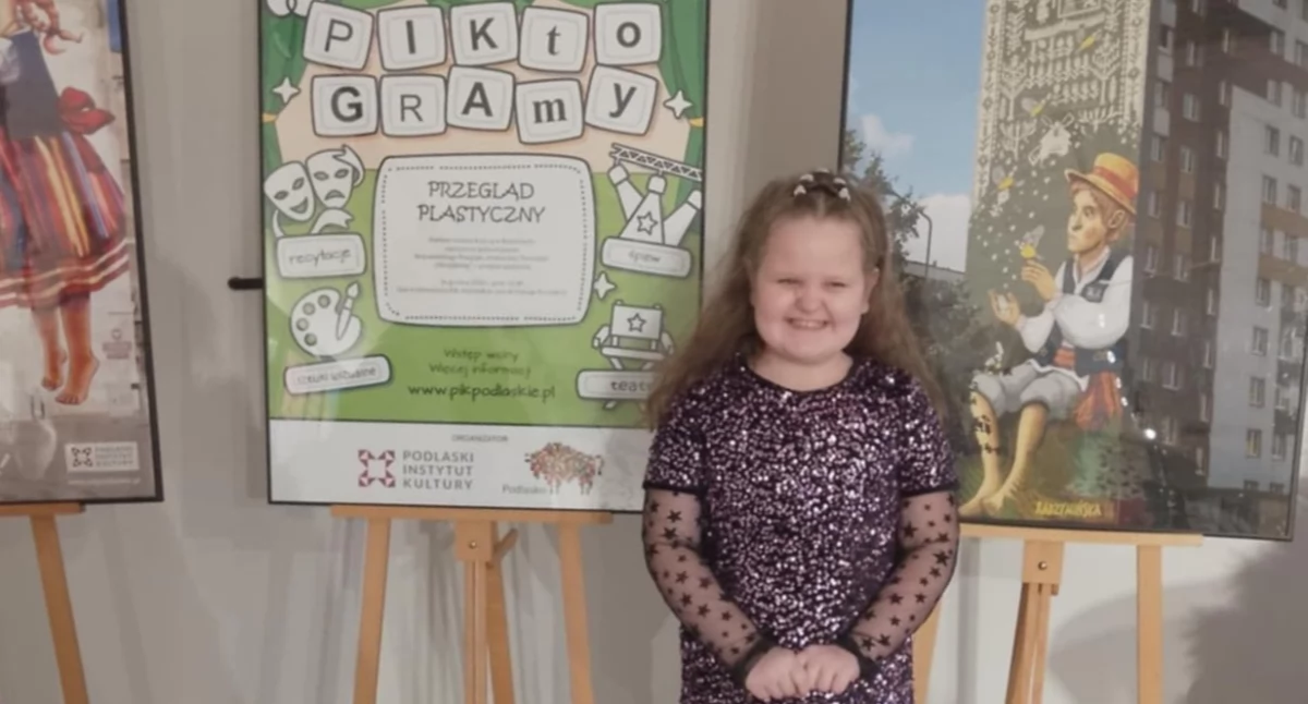 edukacja, Alicja Targońska Gracjan Wlodkowski wyróżnieni Wojewódzkim Przeglądzie Amatorskiej Twórczości „Piktogramy” [FOTO] - zdjęcie, fotografia