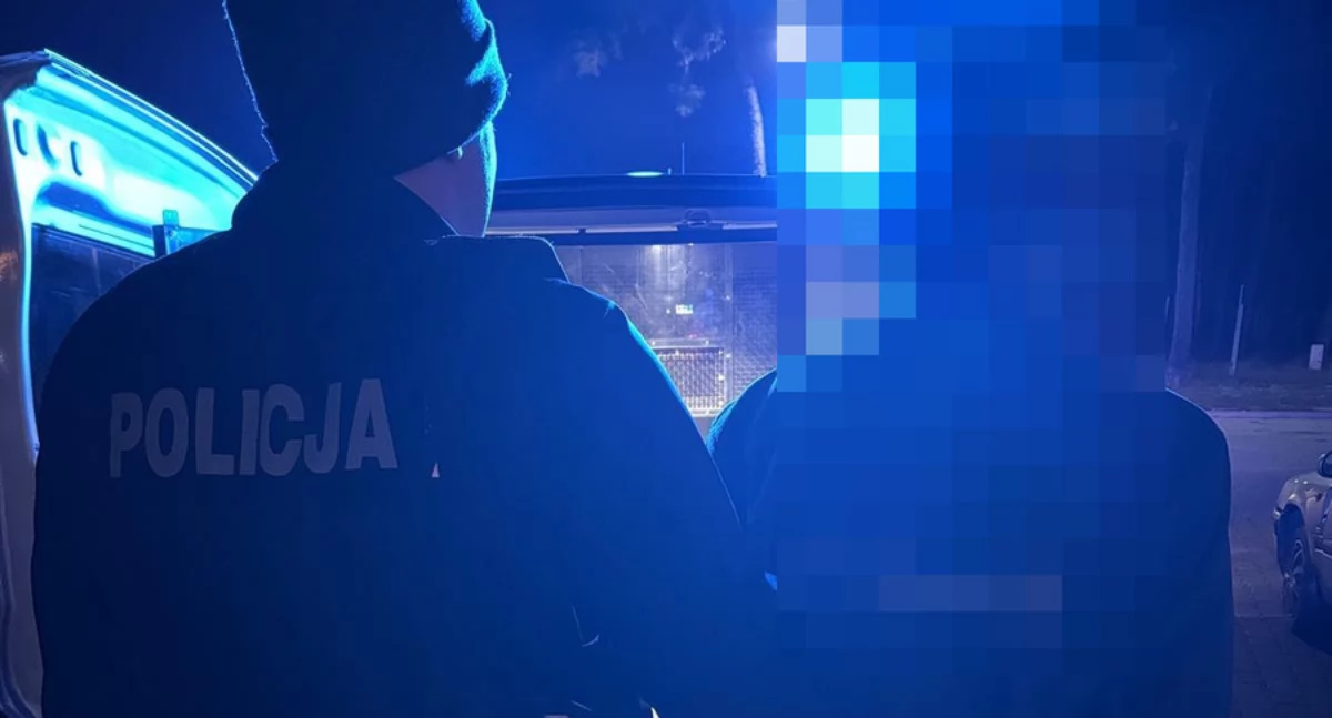 policja, Nietrzeźwy kierowca zatrzymany Miał sądowy zakaz kierowania - zdjęcie, fotografia