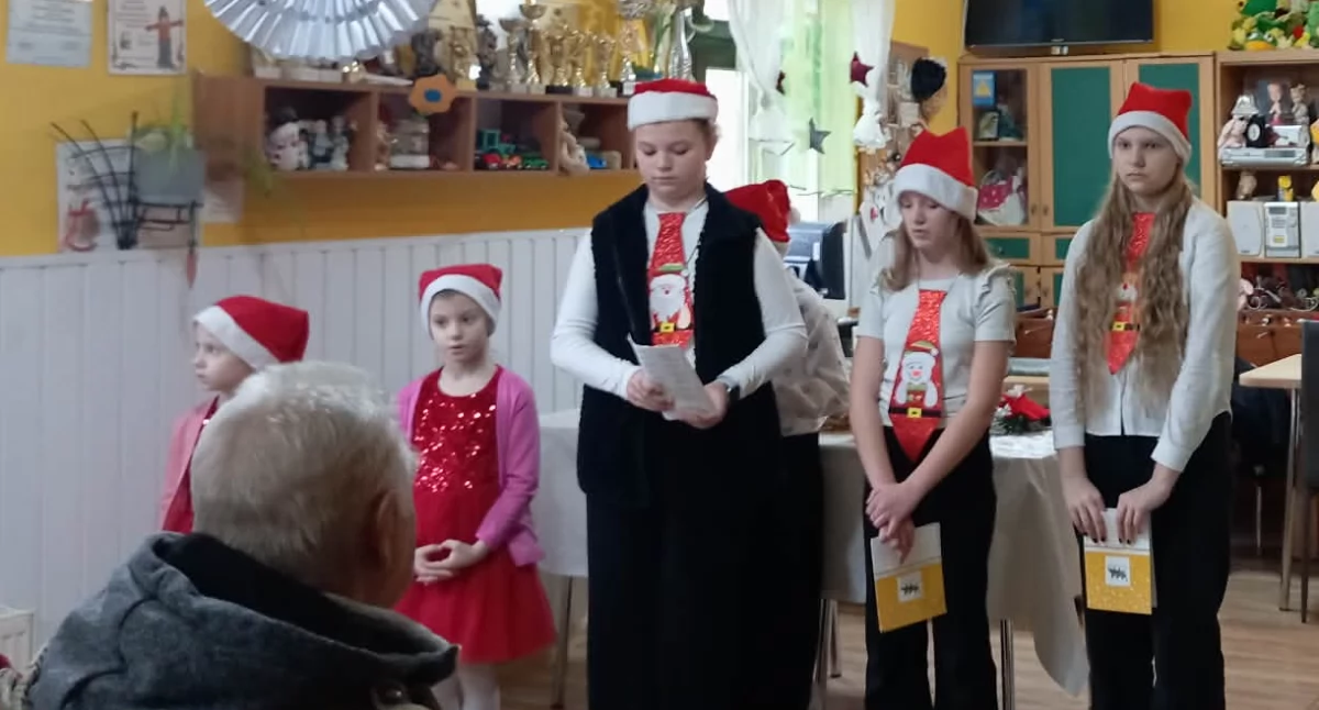 święta, Wigilia Caritas Zambrowie [FOTO] - zdjęcie, fotografia