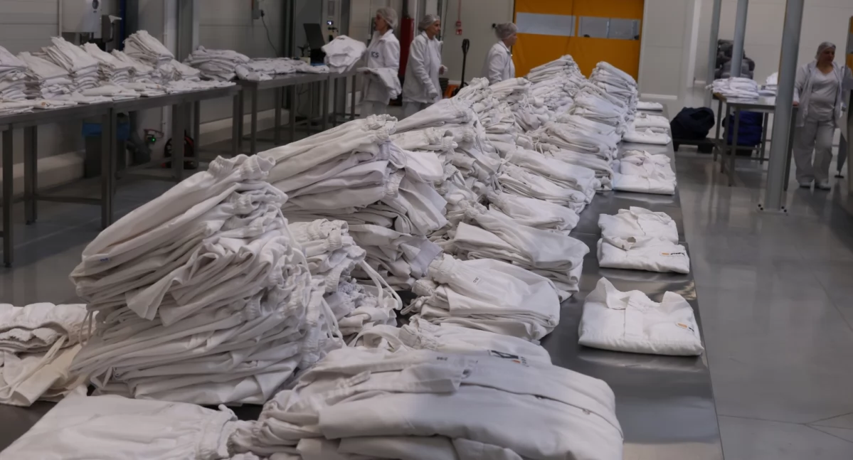 zdjęcie: pralnia przemysłowa ICS w Zambrowie, UM Zambrów