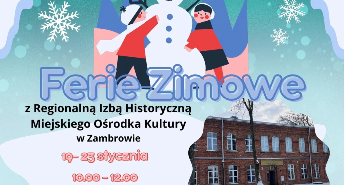 rekreacja wypoczynek, Ferie Regionalnej Izbie Historycznej Ruszyły zapisy bezpłatne zajęcia dzieci - zdjęcie, fotografia