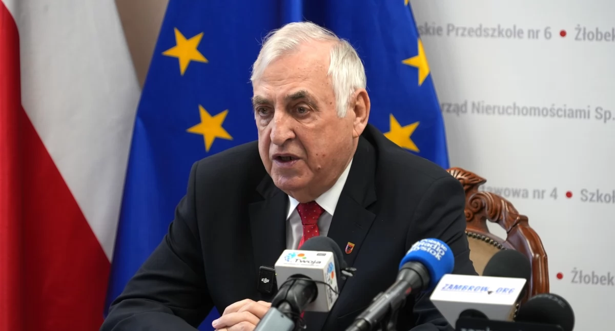 zdjęcie: Burmistrz Miasta Zambrów Kazimierz Dąbrowski