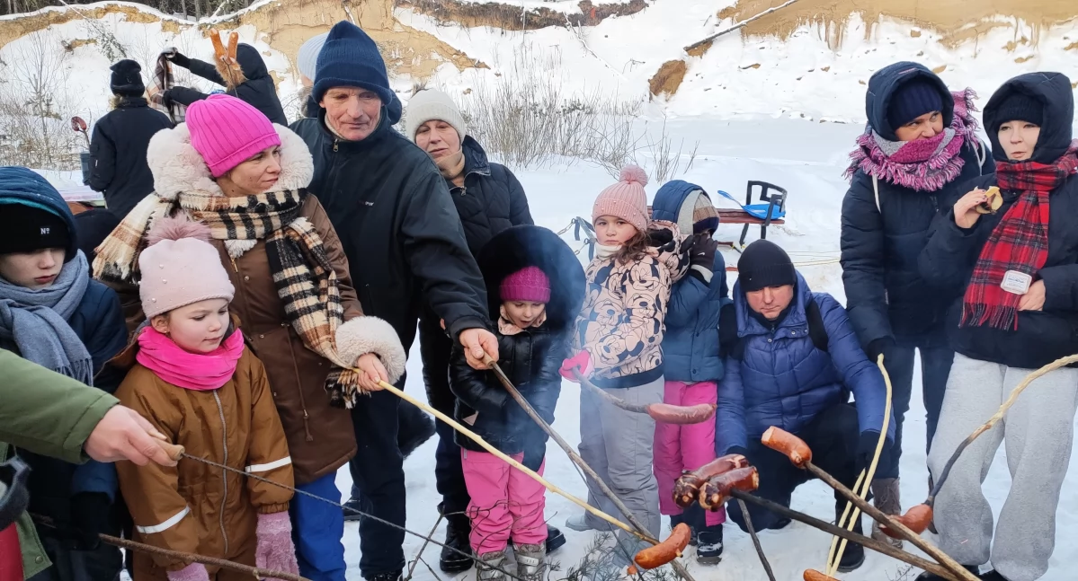 rekreacja wypoczynek, Kulig Szkole Podstawowej Starym Skarżynie [FOTO] - zdjęcie, fotografia