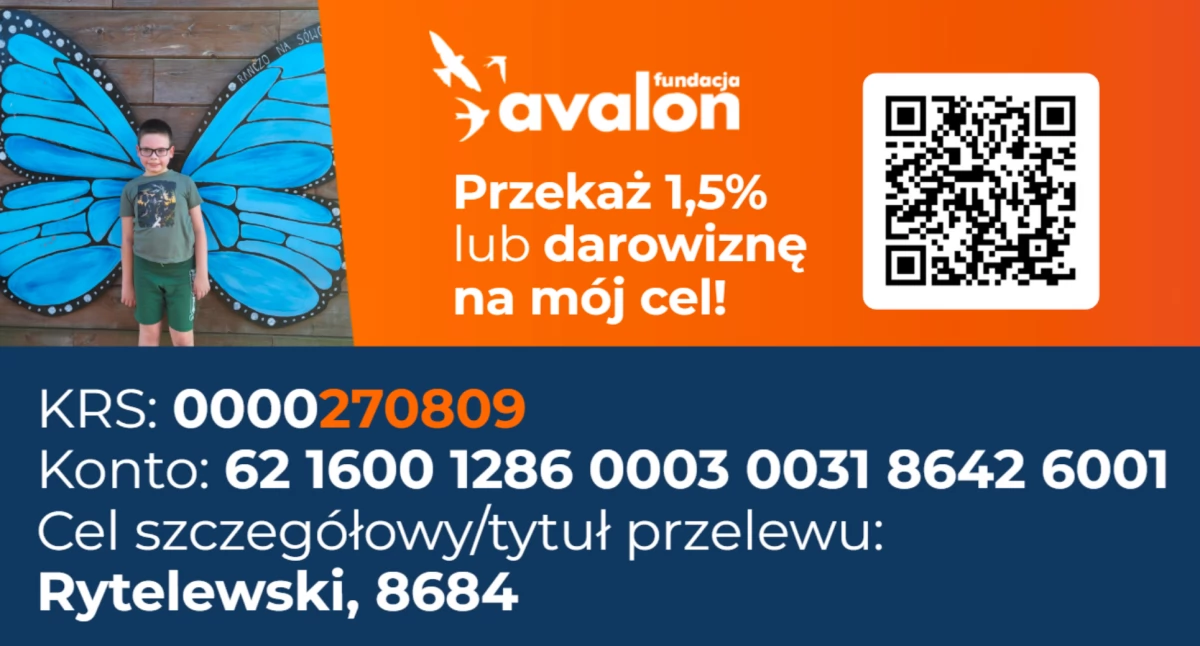 1% podatku, Przekaż podatku pomoc leczeniu Aleksandra Rytelewskiego - zdjęcie, fotografia