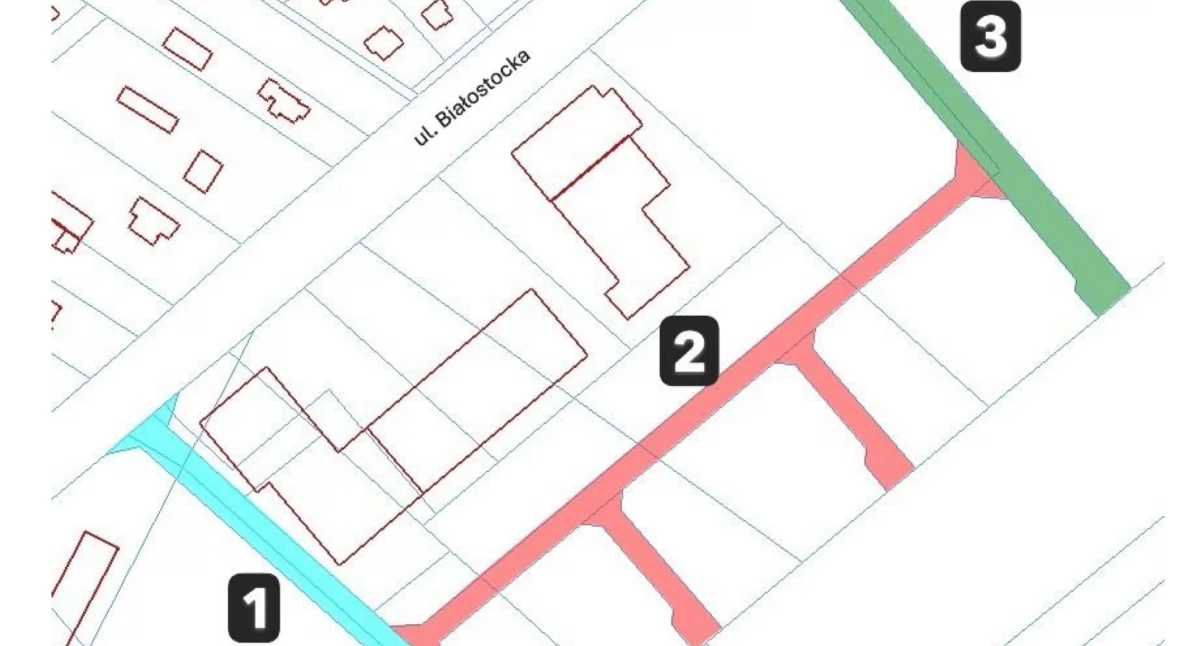 zdjęcie: ul. Towarowa i gen. Maczka w Zambrowie