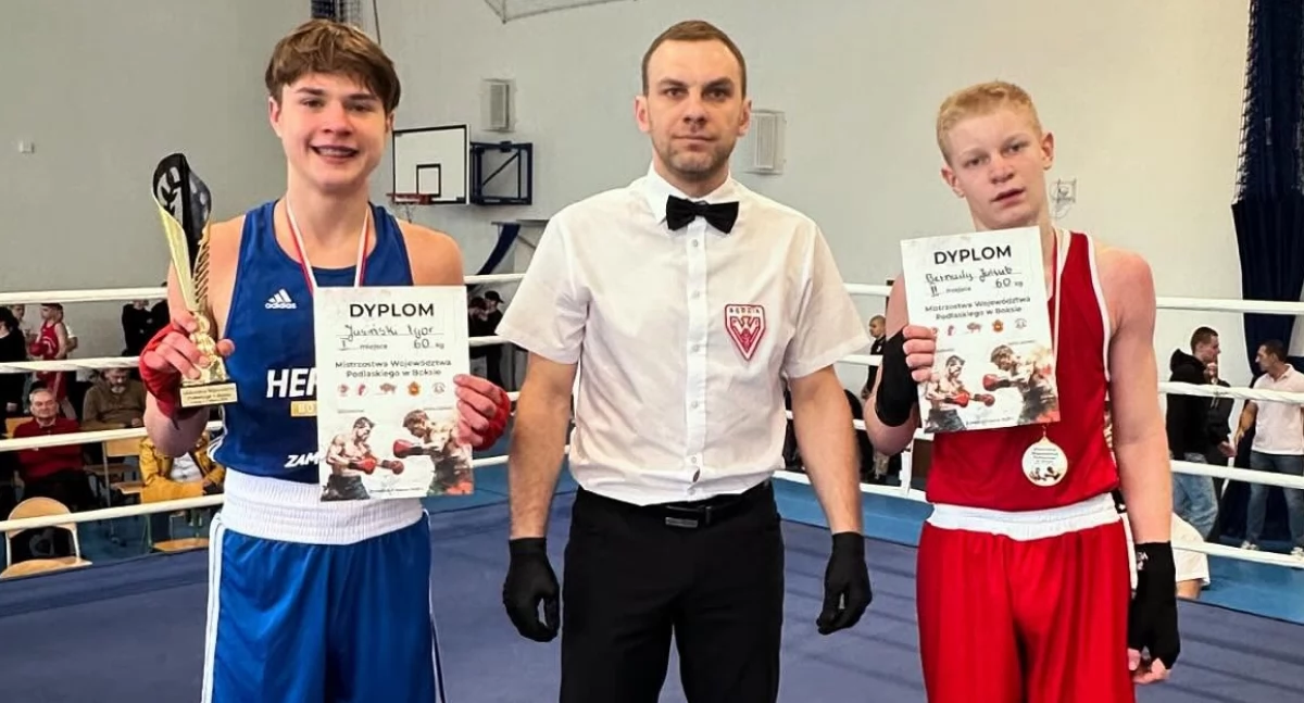 karate i sztuki walki, Wielki sukces zambrowskich bokserów Hermes Boxing najlepszym klubem województwie [FOTO] - zdjęcie, fotografia