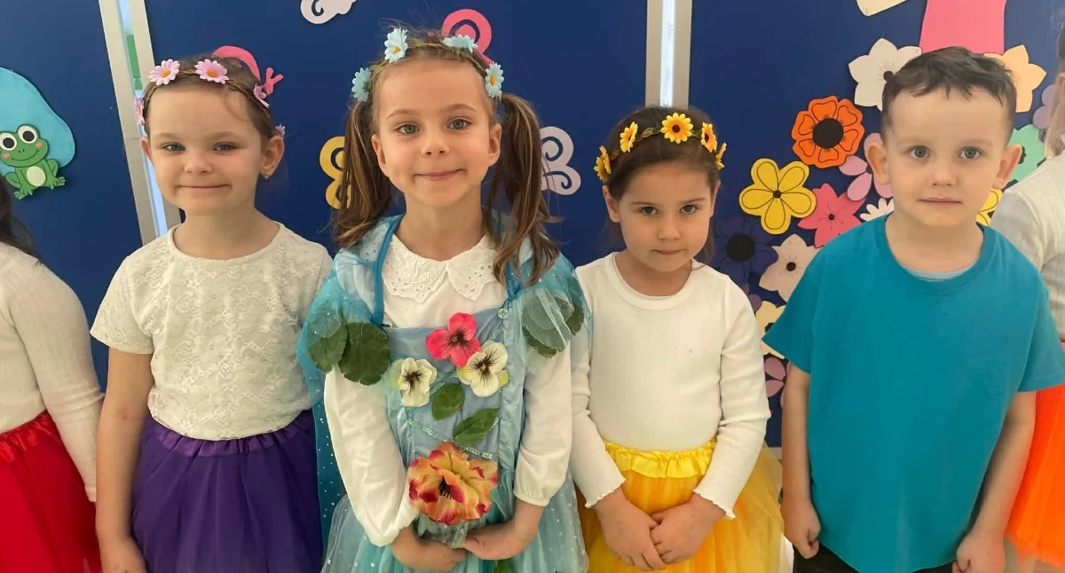 edukacja, Przedszkolaki powitały wiosnę [FOTO] - zdjęcie, fotografia