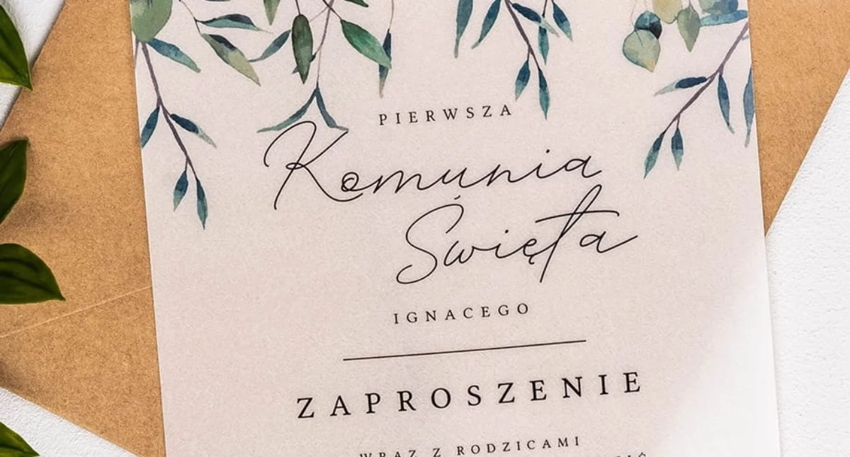 artykuł sponsorowany, Stwórz niezapomnianą uroczystość pomysły zaproszenia dekoracje podziękowania komunię - zdjęcie, fotografia